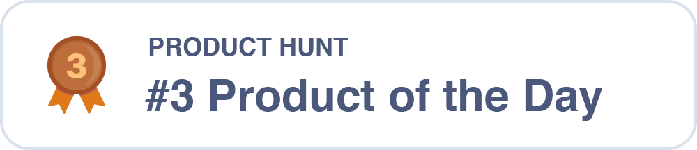 Product Hunt badge